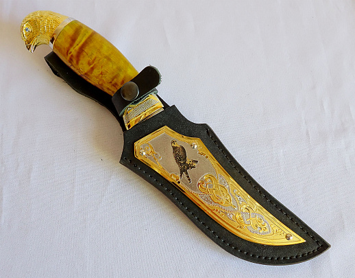 Нож "Золото скифов". Златоуст купить с доставкой Нож "Золото скифов". Златоуст