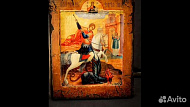 Икона "Георгий Победоносец поражает змия"