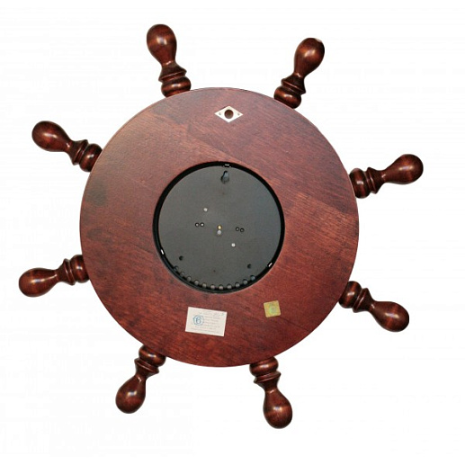 Штурвал сувенирный, барометр (8 ручек) купить с доставкой Штурвал сувенирный, барометр (8 ручек)