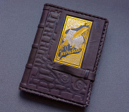 Кожаный ежедневник "Перо малое"